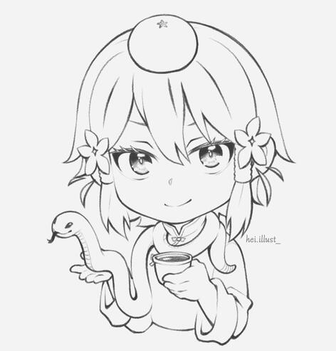 2. Sketch Chibi